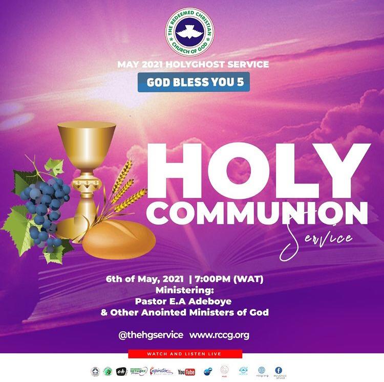 Read more about the article May 2021 Holy Communion Service.
