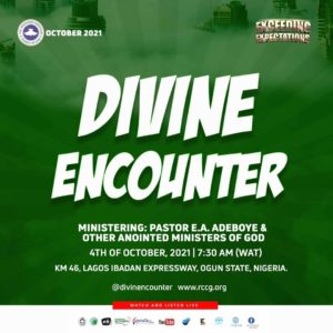 Read more about the article Divine Encounter (October 2021)
