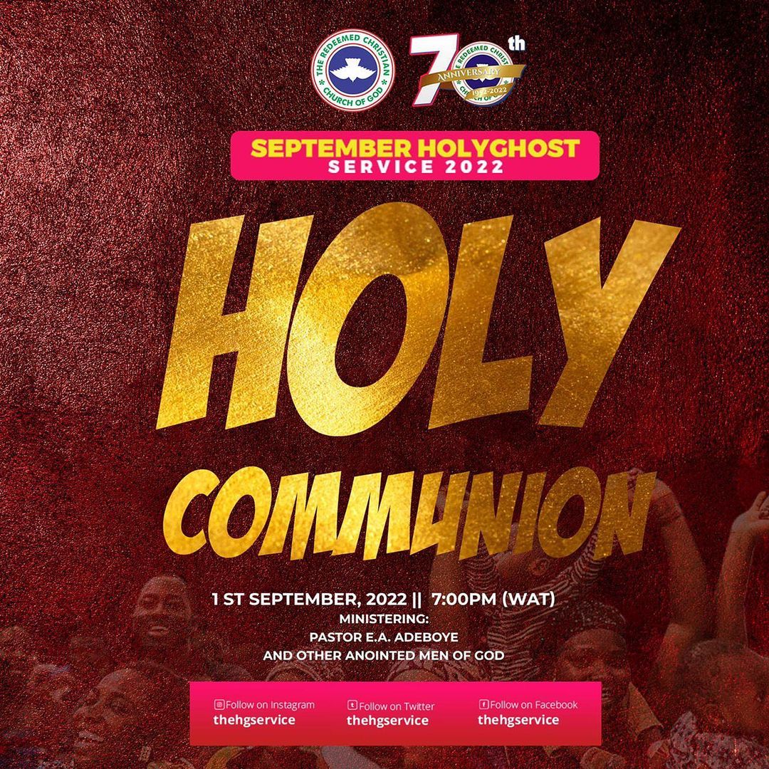 You are currently viewing September 2022 Holy Communion Service